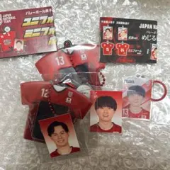 バレーボール男子 日本代表 ユニフォーム ミニフォトホルダー セット2