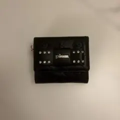 pium 三つ折り財布 ブラック リボン ビジューのサムネイル