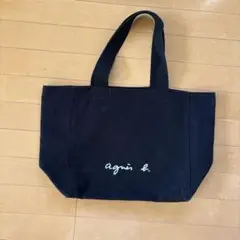 agnès b. VOYAGE 黒トートバッグ