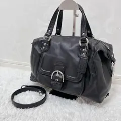 【美品】vintage coach mini Boston soho 2wayのサムネイル