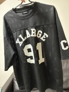 XLARGE メッシュ Tシャツ 91 ブラック Lサイズ