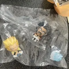 ドラゴンボール まちぼうけフィギュア　超サイヤ人ゴテンクス・ミスターサタンセット
