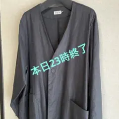 No. 17 ◆4/15終了◆新品未使用◆Ｄg y高級リネンブラックロングコート