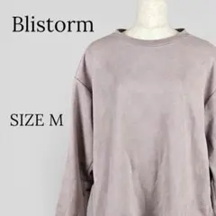 Blistorm ブリストーム 長袖 トップス 薄紫×白 M