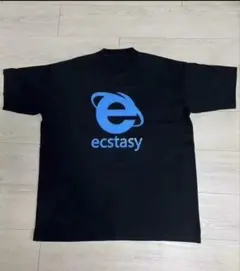 ecstasy ロゴ Tシャツ 黒 swag y2k supreme - メルカリ