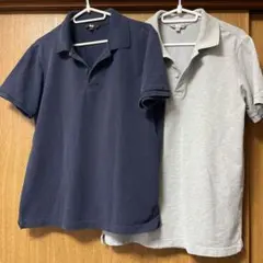UNIQLO ポロシャツ Lサイズ 2色セット紺グレー
