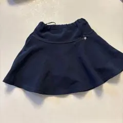 ネイビースカート 110cm ウエストゴム