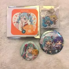 初音ミク 鏡音リン KAITO 缶バッジ キーホルダー トレーディングカード