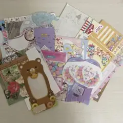 レターセット 紙もの 紙モノ コラージュ 50枚セット