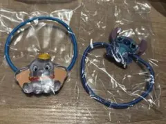 ディズニーキャラクター Twinkleゴム スティッチ、ダンボ
