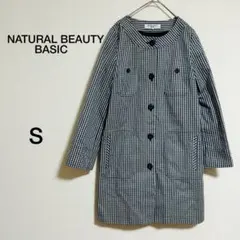 レディース NATURAL BEAUTY BASIC チェック柄 アウター