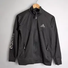 00s adidas トラックジャケット 黒 ロゴ テック Y2K アーカイブ