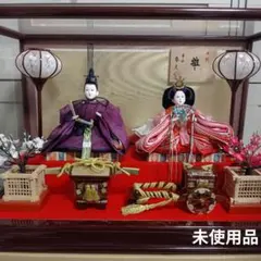 お話中【未使用】値下げ 雛人形 お雛様 ひなまつり ぼんぼり ガラスケース ライト 大阪長生堂 ミッフィー 中 ガラスケースセット 雛人形 ひな人形