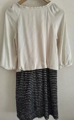 レイビームス　ワンピース　膝上丈