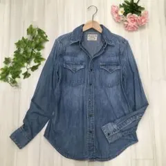POLO ポロラルフローレン ラルフローレン ブラウス デニムシャツ シャツ S