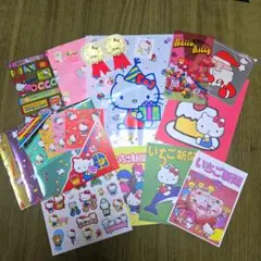 昭和レトロ　サンリオ　ハローキティ　Hello Kitty　おりがみ　袋　シール