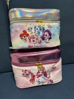 シークレット　キャッチ！ティニピン　ポケット付きバニティポーチ　2個セット