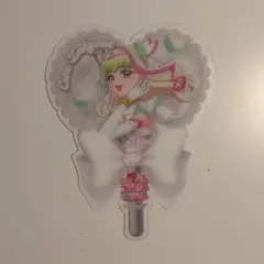 キミとアイドルプリキュア 入場者特典 うちわ型クリアカード キュアズキューン