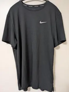 Nike マイラー　ランニング Tシャツ　ドライフィット　Ｌ　半袖　ナイキ　黒