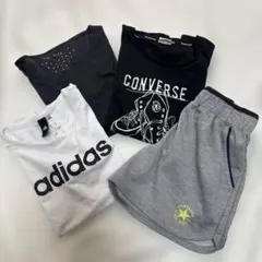 ウォーキング・ランニングウェア　TシャツLL・ショートパンツL セット