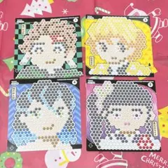 アクアビーズ♡鬼滅の刃図案4枚