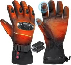 ジャンク❗️電熱グローブ 衝撃吸収 バッテリー付き 電熱手袋 ヒーターグローブ