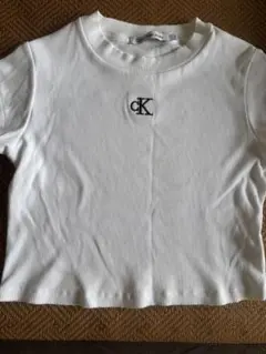 Calvin Klein Jeans リブTシャツ ホワイト M