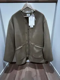UNIQLO×Engineered Garmentsフリースノーカラーコート　S