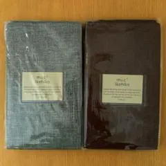 新品未使用　IKEHIKO クッションカバー　グレー、ブラウン　2セット