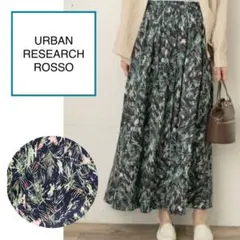 URBAN RESEARCH ROSSO フラワープリントマキシスカート