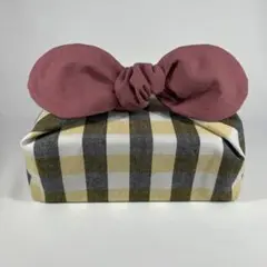 お弁当袋　りぼん　No.1573
