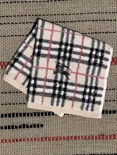 【新品・未使用】BURBERRY ノバチェック ホースマーク ウォッシュタオル