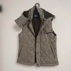 TORNADO MART グレー キルティングベスト
