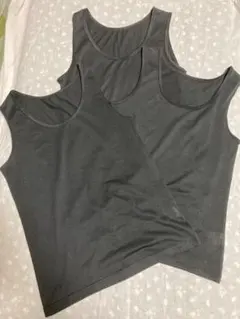 レディース　ブラックタンクトップ Lサイズ 3枚セット