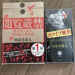 知念実希人 閲覧厳禁 スワイプ厳禁 2冊セット
