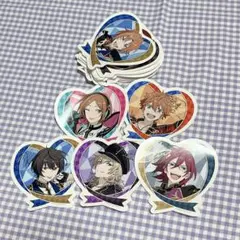 あんスタ 凛月 薫 ゆうた スバル 薫 レオ ハートステッカー 缶バッジ