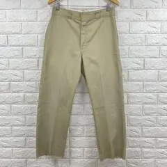 80s Dickies 874 チノパン　USA製 ベージュ チビタグ W33