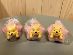 ディズニーキャラクター　お星さまマスコットチャーム　プーさん　3個セット