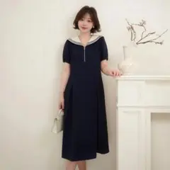 ワンピース 夏 レディース ロングワンピース 半袖 ワンピ ロング Lサイズ