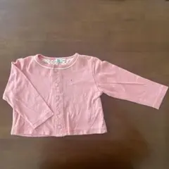 KUMIKYOKU ピンク カーディガン 80cm 女の子