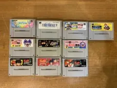 N1015-04★スーパーファミコンソフト らんま1/2 ドラゴンボール 他