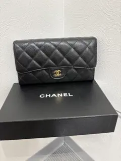 国内正規品　シャネル財布　希少マトラッセ　フラップウォレット　カラフルココ　箱付 国内正規品 シャネル財布 希少マトラッセ フラップウォレット カラフル