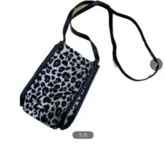 ヒョウ柄ショルダーバッグ
