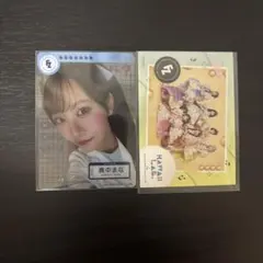 FRUITSZIPPER 真中まな 白衣衣装 トレカ コラボカフェ特典ステッカー