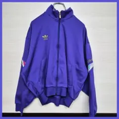 トラックジャケット パープル OX adidas 90s デサント製