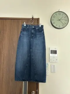 UNIQLO デニムパネルロングスカート　58