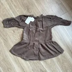 新品未使用　après les cours ブラウン　チュニック　100㎝