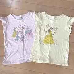 プリンセスTシャツ2枚セット 120cm