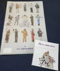Mrs. GREEN APPLE クリアファイル＆ステッカーセット