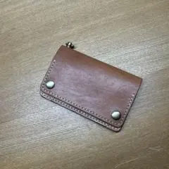 Horween レザー ミニトラッカーウォレット 革財布 - メルカリ